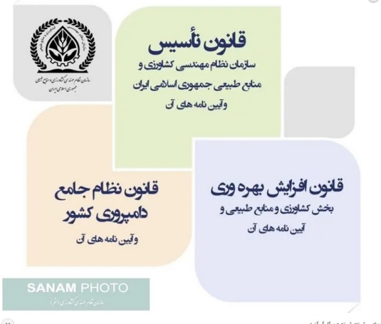 مجموعه قوانين، آيين نامه ها، ضوابط و دستورالعمل هاي سازمان